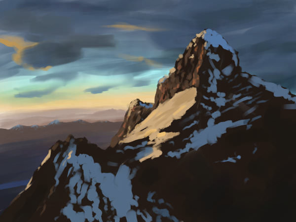 dmisungebirge bergpanorama med