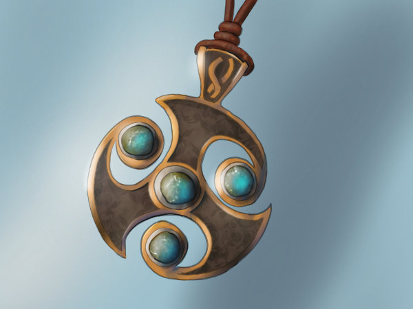 steine amulett med